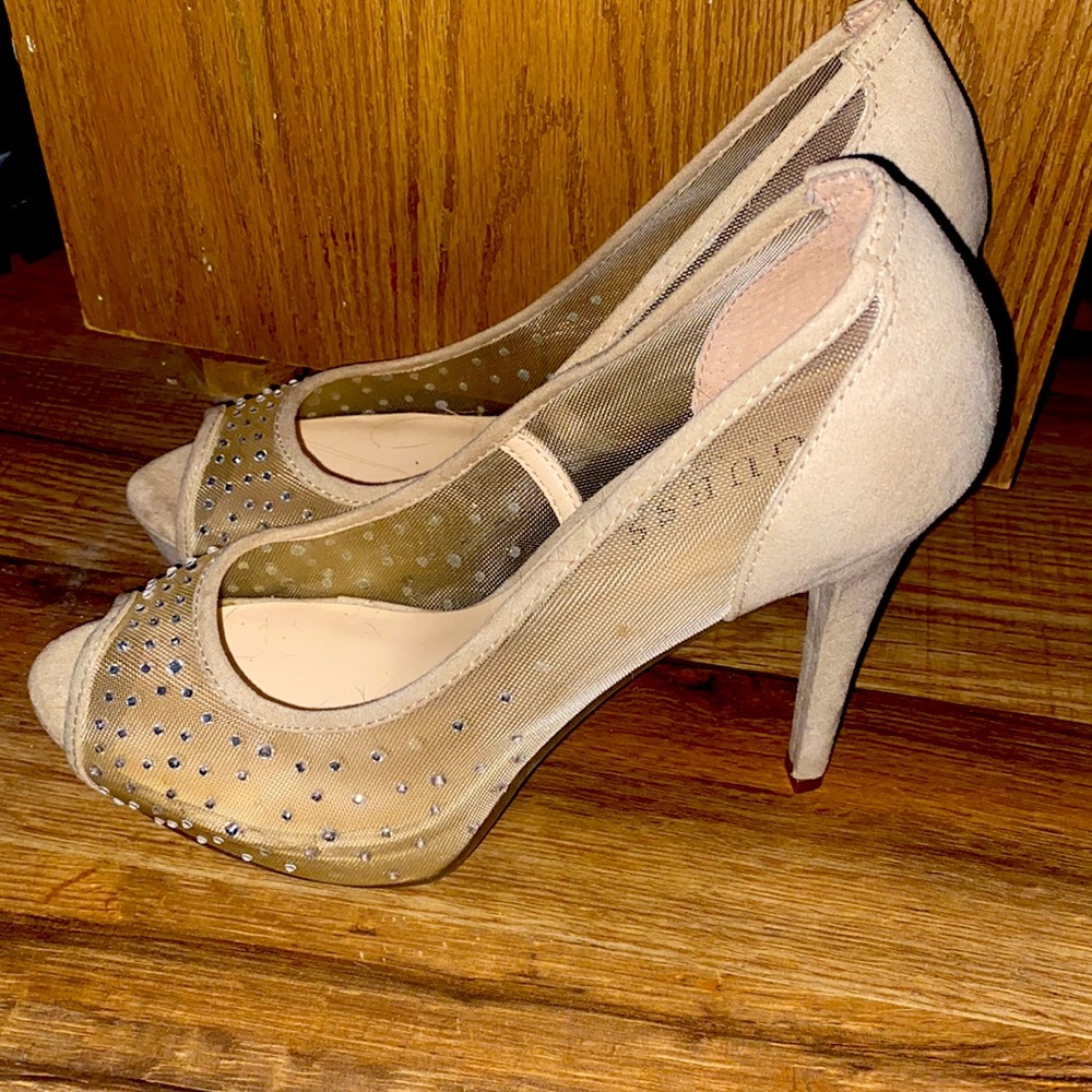 Mesh Rhinestone heels - Picture 2 of 2